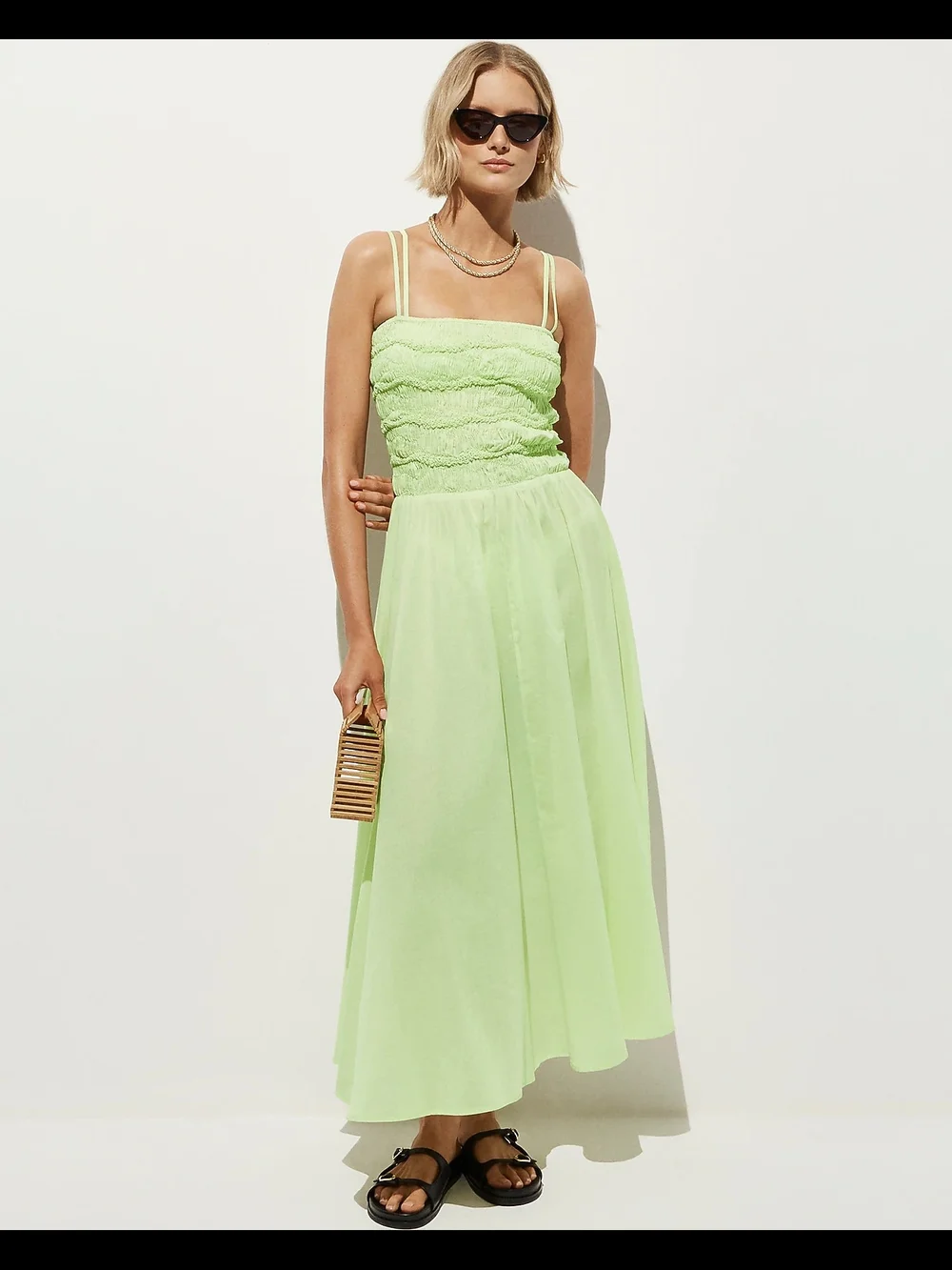 NWT J Crew Wave Maxi dress In Cotton Voile - S
